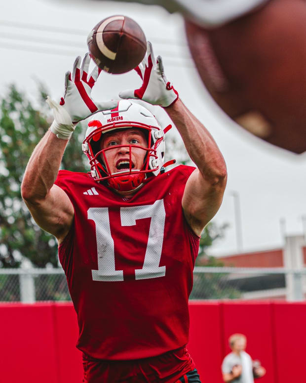 Ty Hahn wide receiver 2023-08-02 fall camp day 3